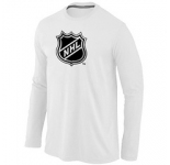 NHL Big & Tall Logo White Long Sleeve T-Shirt