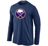 NHL Buffalo Sabres Big & Tall Logo D.BLUE Long Sleeve T-Shirt