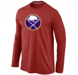 NHL Buffalo Sabres Big & Tall Logo red Long Sleeve T-Shirt