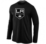 NHL Los Angeles Kings Big & Tall Logo Black Long Sleeve T-Shirt