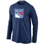 NHL New York Rangers Big & Tall Logo D.BLUE Long Sleeve T-Shirt