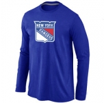 NHL New York Rangers Big & Tall Logo blue Long Sleeve T-Shirt