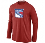 NHL New York Rangers Big & Tall Logo red Long Sleeve T-Shirt