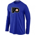 NHL Philadelphia Flyers Big & Tall Logo blue Long Sleeve T-Shirt