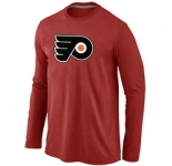 NHL Philadelphia Flyers Big & Tall Logo red Long Sleeve T-Shirt