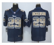 2015 New Nike St.Louis Rams #29 Dickerson Navy Blue Strobe Jerseys[Limited]