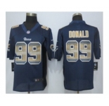 2015 New Nike St.Louis Rams #99 Donald Navy Blue Strobe Jerseys(Limited)