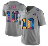 Los Angeles Rams #10 Cooper Kupp Men's Nike Multi-Color 2020 NFL Crucial Catch NFL Jersey Greyheather