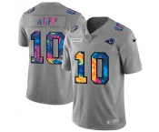 Los Angeles Rams #10 Cooper Kupp Men's Nike Multi-Color 2020 NFL Crucial Catch NFL Jersey Greyheather