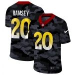 Men New Nike St.Louis Rams #20 Ramsey 2020 Nike Camo Salute to Service Limited Jersey