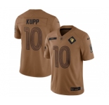 Men's Los Angeles Rams #10 Cooper Kupp 2023 Brown Salute To Service Limited Football Stitched Jersey