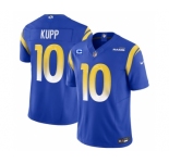 Men's Los Angeles Rams #10 Cooper Kupp Blue 2023 F.U.S.E. With 4-Star C Patch Vapor Vapor Limited Football Stitched Jersey