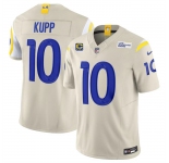 Men's Los Angeles Rams #10 Cooper Kupp Bone 2024 F.U.S.E With 4-Star C Patch Vapor Limited Stitched Jersey