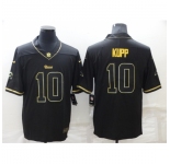 Men's Los Angeles Rams #10 Cooper Kupp Nike Black Gold Limited Fashion Jersey