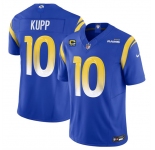 Men's Los Angeles Rams #10 Cooper Kupp Royal 2024 F.U.S.E With 4-Star C Patch Vapor Limited Stitched Jersey
