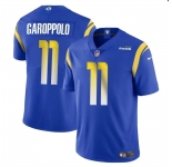 Men's Los Angeles Rams #11 Jimmy Garoppolo Blue Vapor Untouchable Football Stitched Jersey