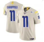 Men's Los Angeles Rams #11 Jimmy Garoppolo Bone Vapor Untouchable Football Stitched Jersey