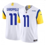 Men's Los Angeles Rams #11 Jimmy Garoppolo White 2024 F.U.S.E. Vapor Untouchable Football Stitched Jersey