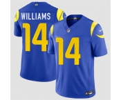 Men's Los Angeles Rams #14 Mario Williams Royal 2026 F.U.S.E. Vapor Limited Football Stitched Jersey