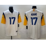 Men's Los Angeles Rams #17 Davante Adams White 2024 Vapor Untouchable Football Stitched Jersey