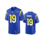 Men's Los Angeles Rams #19 Brandon Powell Royal Stitched Football Game Jersey