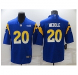 Men's Los Angeles Rams #20 Eric Weddle Blue Vapor Untouchable Limited Player Jersey