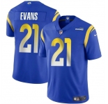 Men's Los Angeles Rams #21 Zach Evans Blue 2024 Vapor Untouchable Stitched Football Jersey