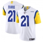 Men's Los Angeles Rams #21 Zach Evans White 2024 Vapor Untouchable Stitched Football Jersey