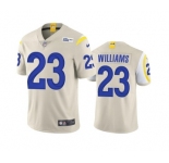 Men's Los Angeles Rams #23 Kyren Williams Bone Vapor Untouchable Limited Stitched Football Jersey