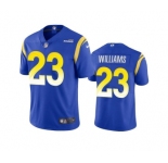 Men's Los Angeles Rams #23 Kyren Williams Royal Vapor Untouchable Limited Stitched Football Jersey