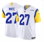 Men's Los Angeles Rams #27 Tre'Davious White White 2024 F.U.S.E. Vapor Untouchable Football Stitched Jersey