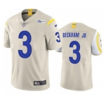 Men's Los Angeles Rams #3 Odell Beckham Jr. 2021 Bone Vapor Untouchable Limited Stitched Football Jersey