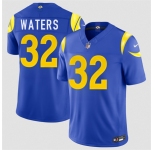 Men's Los Angeles Rams #32 Jordan Waters Royal 2026 F.U.S.E. Vapor Limited Football Stitched Jersey