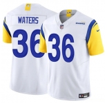 Men's Los Angeles Rams #36 Jordan Waters White 2024 F.U.S.E. Vapor Untouchable Football Stitched Jersey