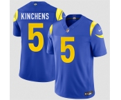 Men's Los Angeles Rams #5 Kamren Kinchens Royal 2026 F.U.S.E. Vapor Limited Football Stitched Jersey