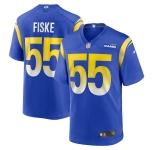 Men's Los Angeles Rams #55 Braden fiske Blue vapor untouchable limited Jersey