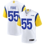Men's Los Angeles Rams #55 Braden fiske White vapor untouchable limited Jersey