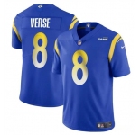 Men's Los Angeles Rams #8 Jared Verse Blue 2024 Draft Vapor Untouchable Football Stitched Jersey