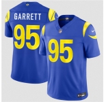 Men's Los Angeles Rams #95 Myles Garrett Royal 2026 Draft F.U.S.E. Vapor Limited Football Stitched Jersey