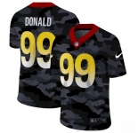 Men's Los Angeles Rams #99 Aaron Donald Camo 2020 Nike Limited Jersey