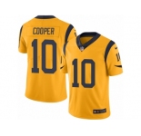 Men's Nike Los Angeles Rams #10 Pharoh Cooper Limited Gold Rush NFL Jersey