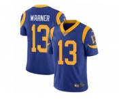 Men's Nike Los Angeles Rams #13 Kurt Warner Vapor Untouchable Limited Royal Blue Alternate NFL Jersey