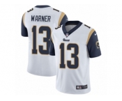 Men's Nike Los Angeles Rams #13 Kurt Warner Vapor Untouchable Limited White NFL Jersey