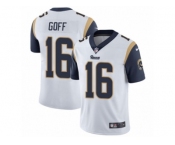 Men's Nike Los Angeles Rams #16 Jared Goff Vapor Untouchable Limited White NFL Jersey
