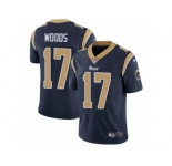 Men's Nike Los Angeles Rams #17 Robert Woods Vapor Untouchable Limited Navy Blue Team Color NFL Jersey