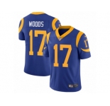Men's Nike Los Angeles Rams #17 Robert Woods Vapor Untouchable Limited Royal Blue Alternate NFL Jersey