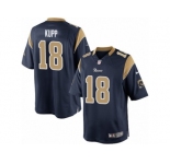 Men's Nike Los Angeles Rams #18 Cooper Kupp Limited Navy Blue Team Color NFL Jersey