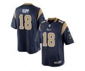 Men's Nike Los Angeles Rams #18 Cooper Kupp Limited Navy Blue Team Color NFL Jersey
