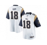 Men's Nike Los Angeles Rams #18 Cooper Kupp Limited White NFL Jersey
