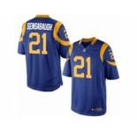 Men's Nike Los Angeles Rams #21 Coty Sensabaugh Limited Royal Blue Alternate NFL Jersey